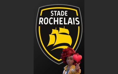 Aurélia Noël & son choeur éphémère chantent l’hymne du stade avant le match « Stade Rochelais 🆚 Toulon » !